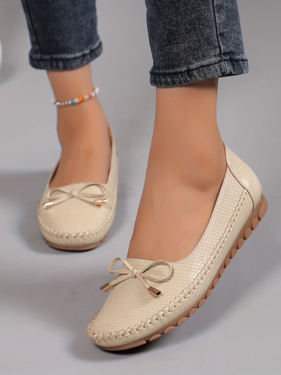 BAILARINAS CON LAZO Y PUNTA REDONDA Bailarina 2 ZAPRINI Beige 34 