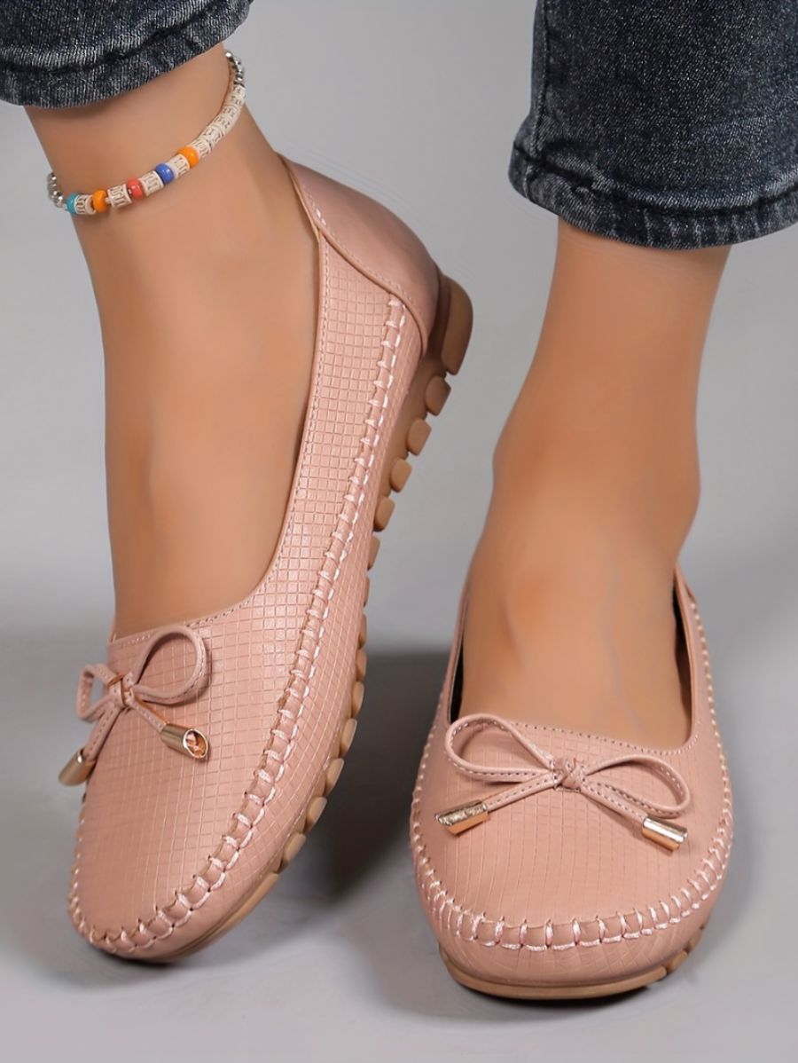 BAILARINAS CON LAZO Y PUNTA REDONDA Bailarina 2 ZAPRINI Rosa 34 