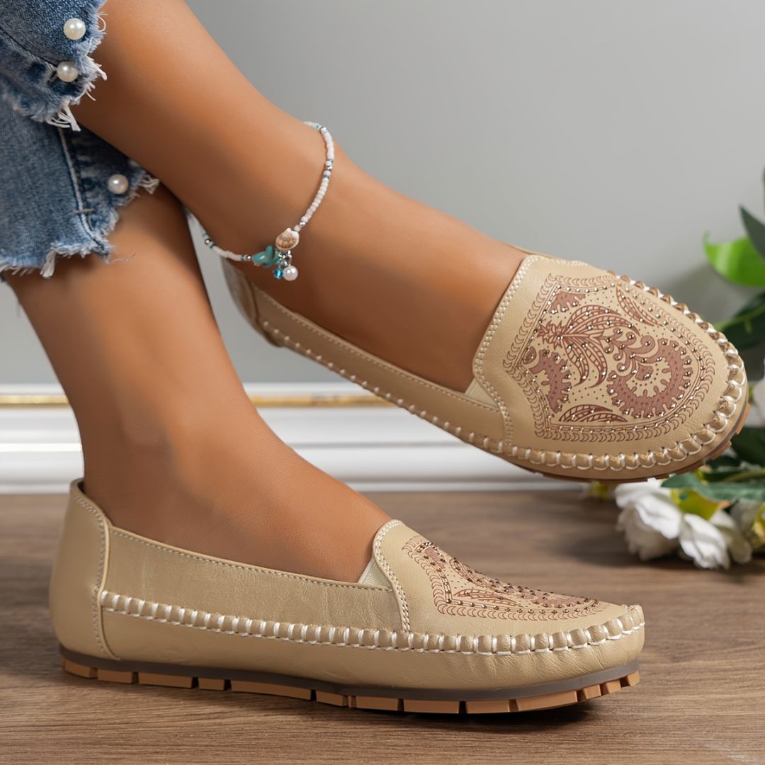BAILARINAS CON STRASS Bailarina 13 ZAPRINI Beige 34 
