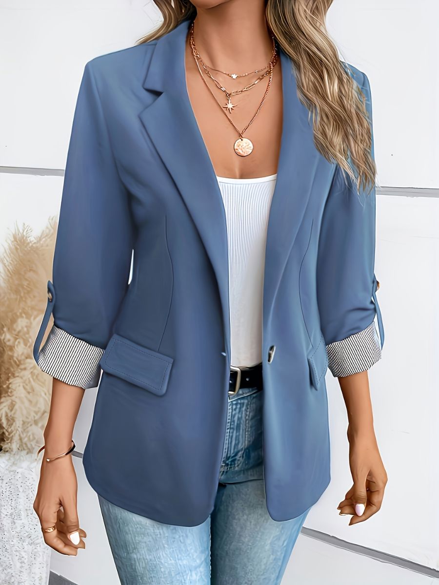 BLAZER CON DETALLE A RAYAS Blazer 08 ZAPRINI 