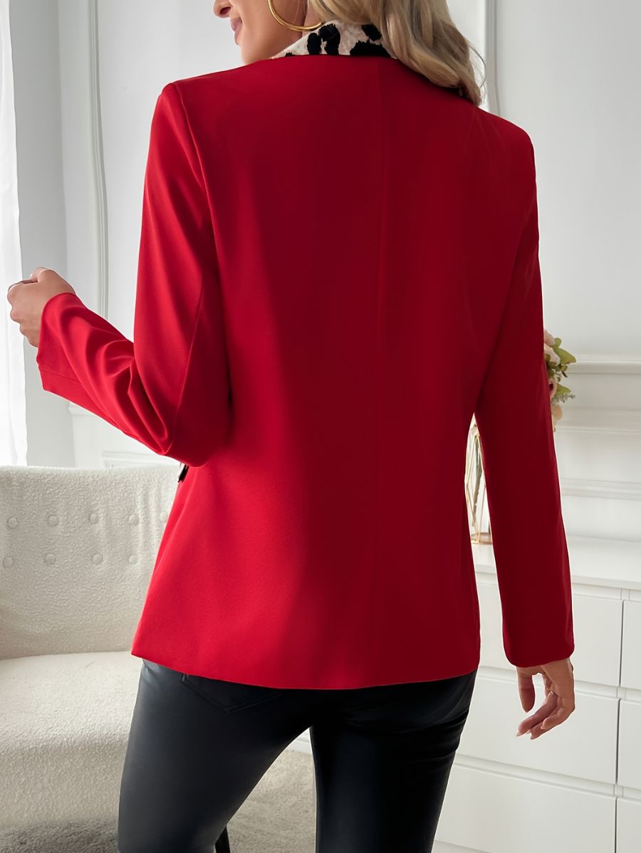 BLAZER CON DETALLES EN LEOPARDO Blazer 03 ZAPRINI 