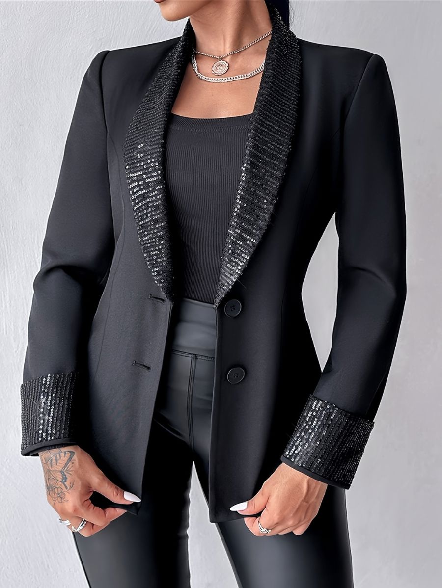 BLAZER CON LENTEJUELAS Blazer 15 ZAPRINI S 