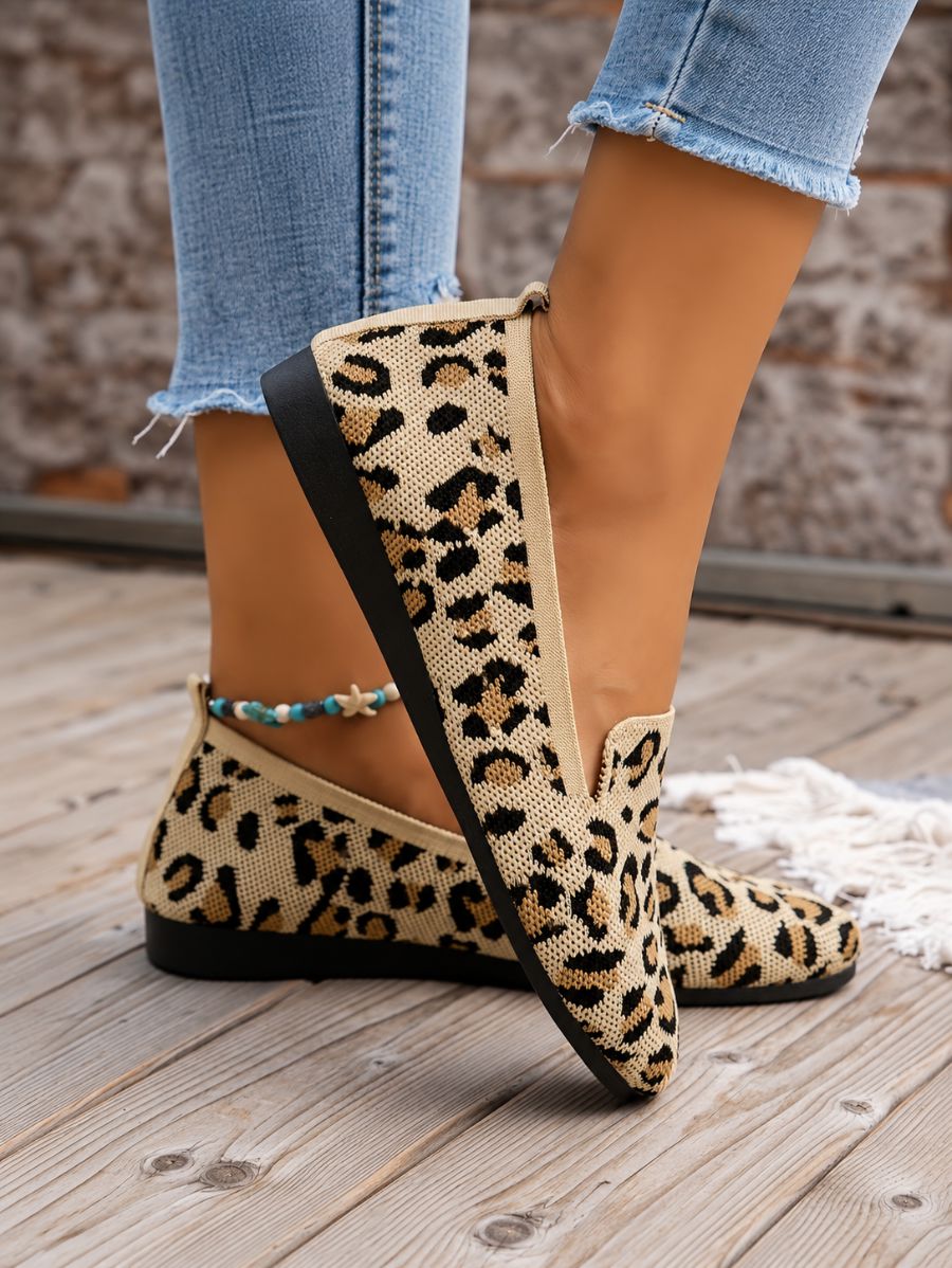 Bailarinas Con Estampado Leopardo Bailarina 28 ZAPRINI 