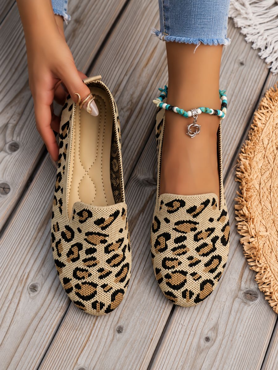 Bailarinas Con Estampado Leopardo Bailarina 28 ZAPRINI 
