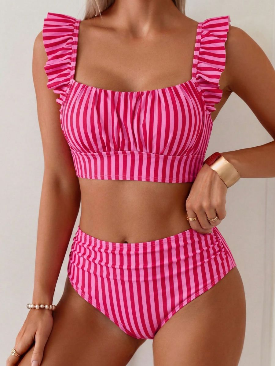 Bikini A Rayas De Tiro Alto Bikini 12 ZAPRINI XS 