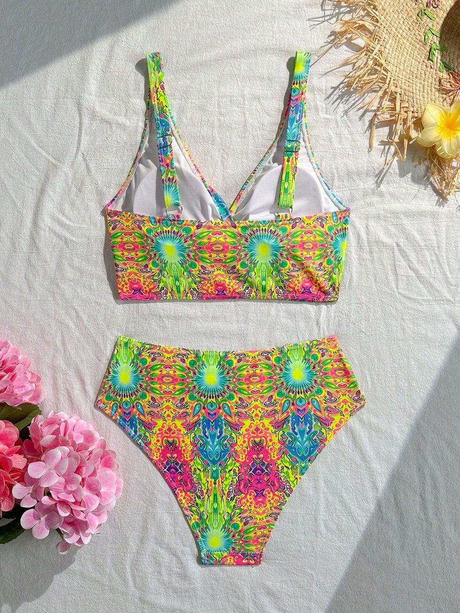 Bikini Con Estampado Colorido Bikini 02 ZAPRINI S 