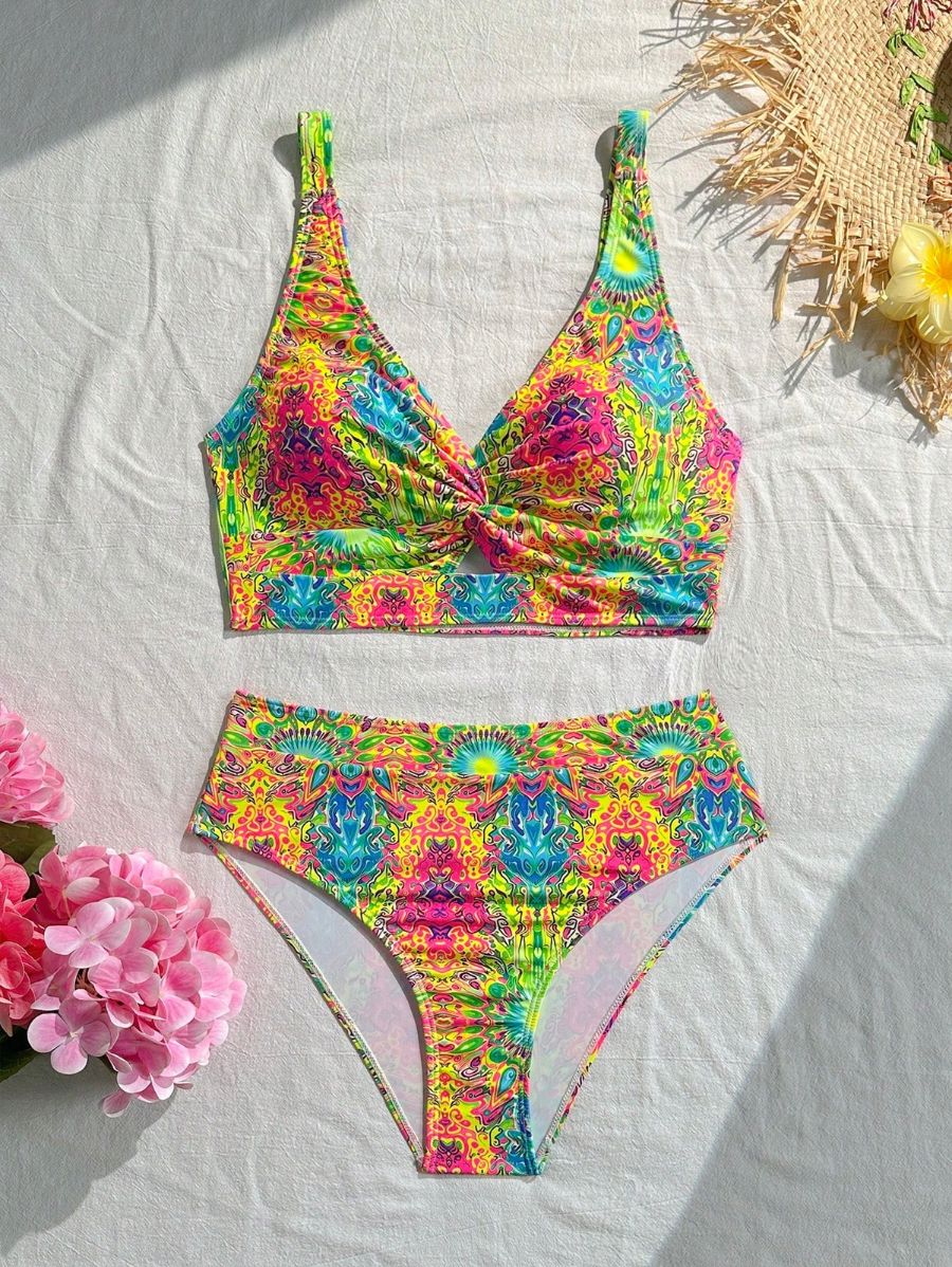 Bikini Con Estampado Colorido Bikini 02 ZAPRINI 