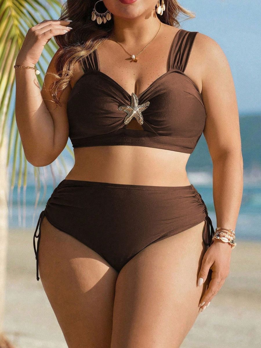 Bikini Con Estrella De Mar Plus Size Bikini Plus Size 04 ZAPRINI 0XL 