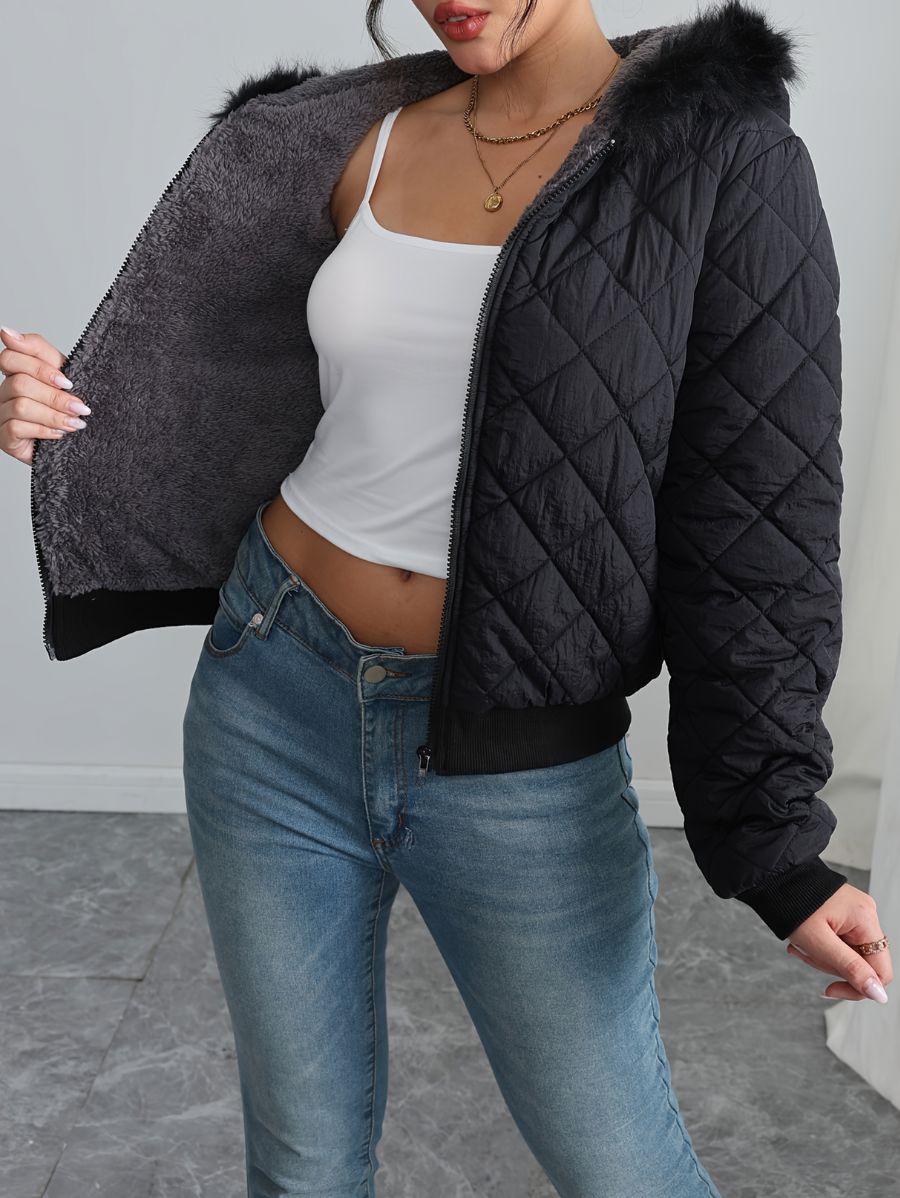 CAMPERA ACOLCHADA CON CAPUCHA Campera 36 ZAPRINI 