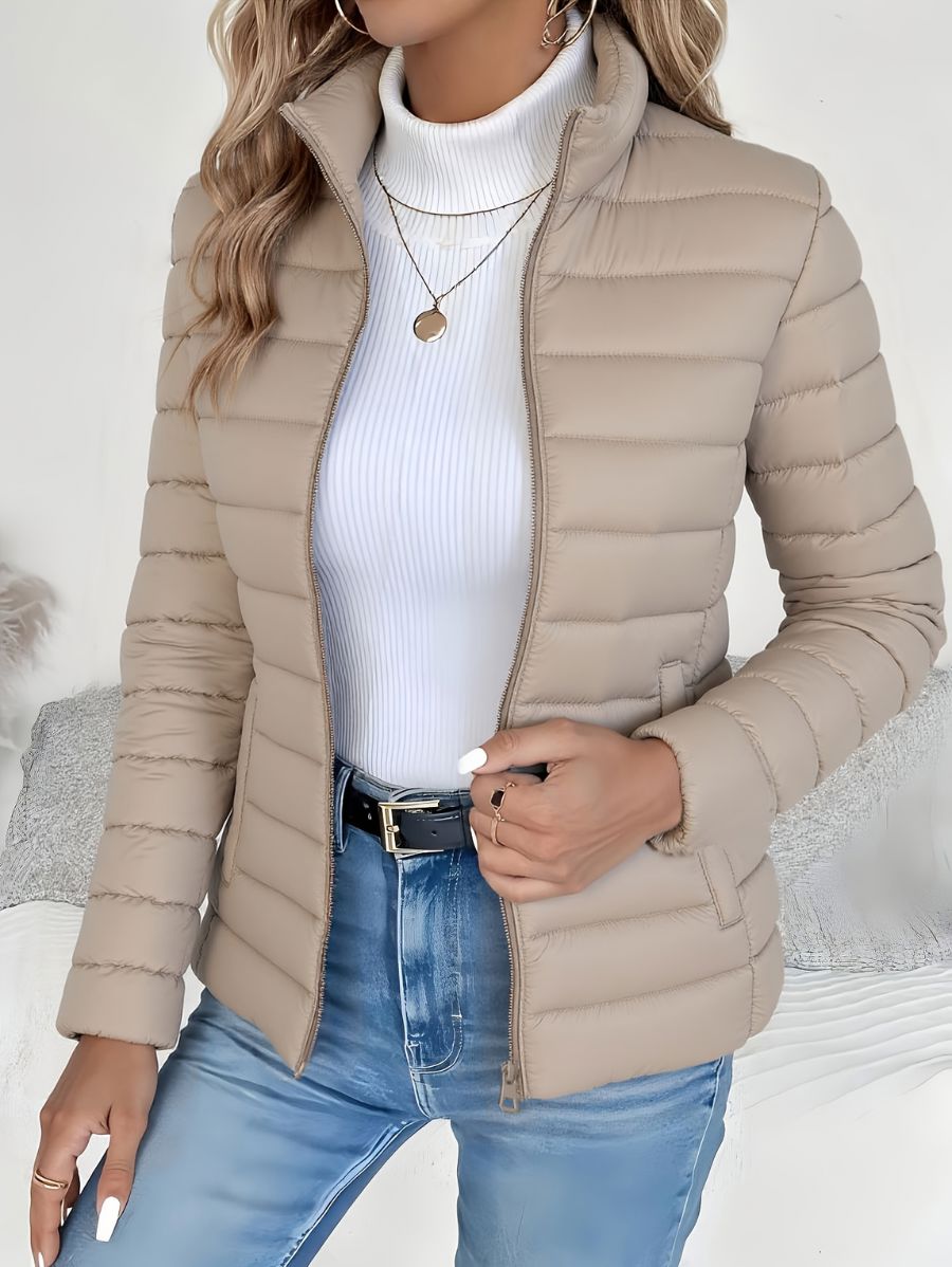 CAMPERA ACOLCHADA CON CIERRE Campera 08 ZAPRINI Beige S 