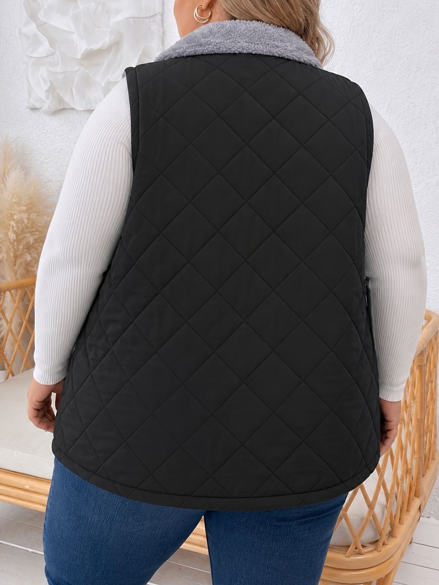 CAMPERA ACOLCHADA FORRADA SIN MANGAS PLUS SIZE Campera Plus Size 08 ZAPRINI 