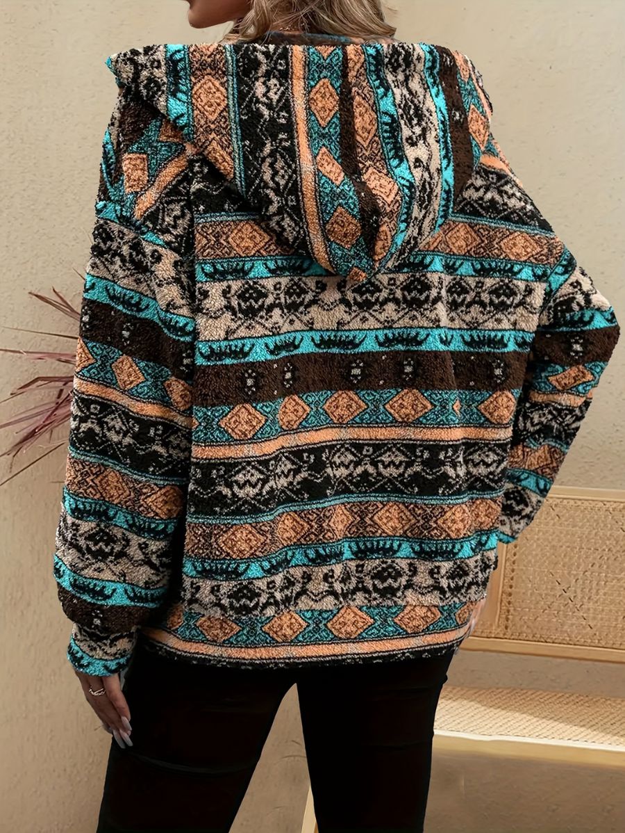 CAMPERA AFELPADA CON ESTAMPADO Campera 02 ZAPRINI 