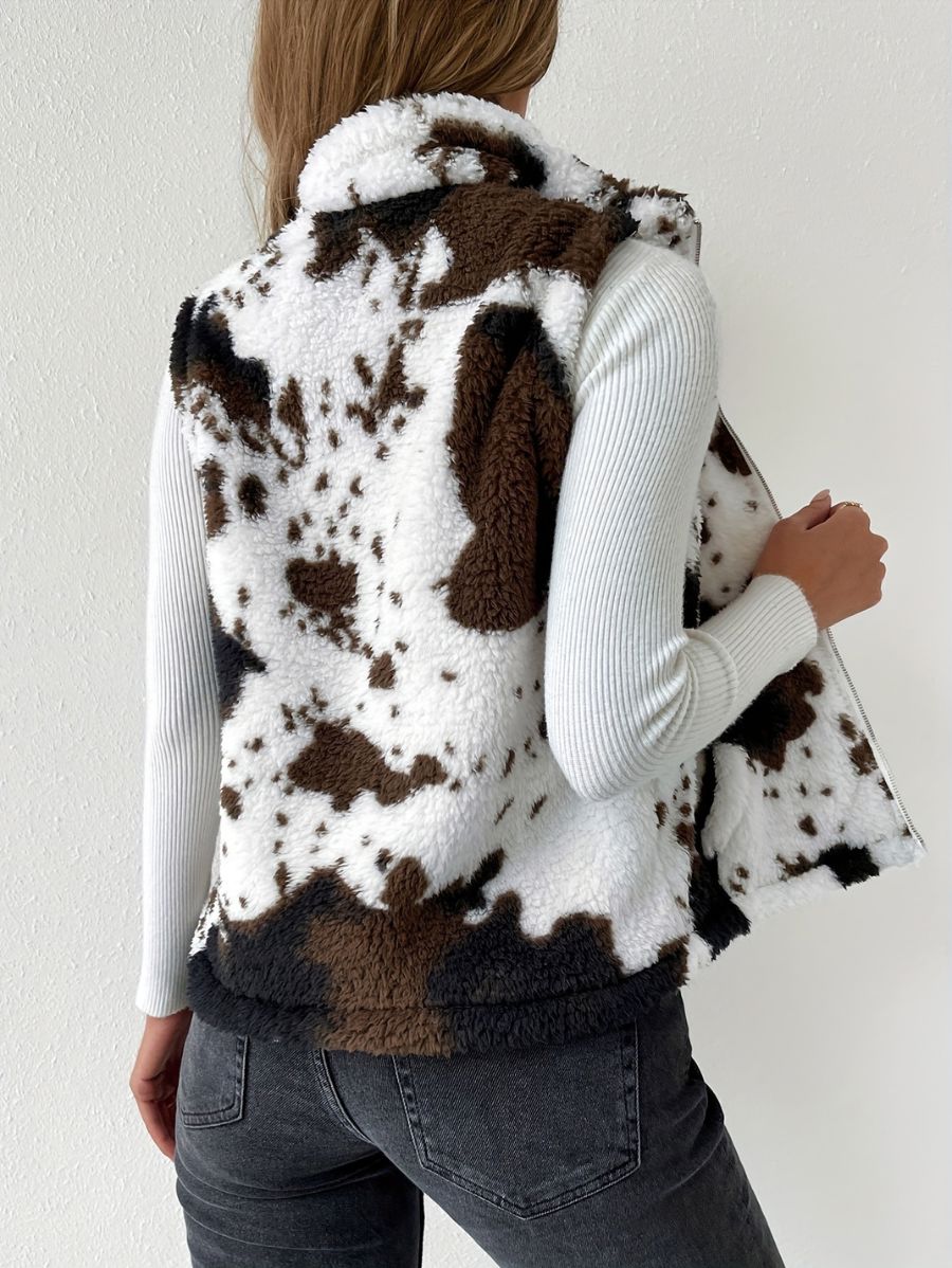 CAMPERA AFELPADA CON ESTAMPADO ANIMAL Campera 01 ZAPRINI S 
