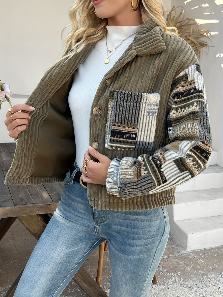 CAMPERA DE BOTONES CON BOLSILLO Campera 19 ZAPRINI 