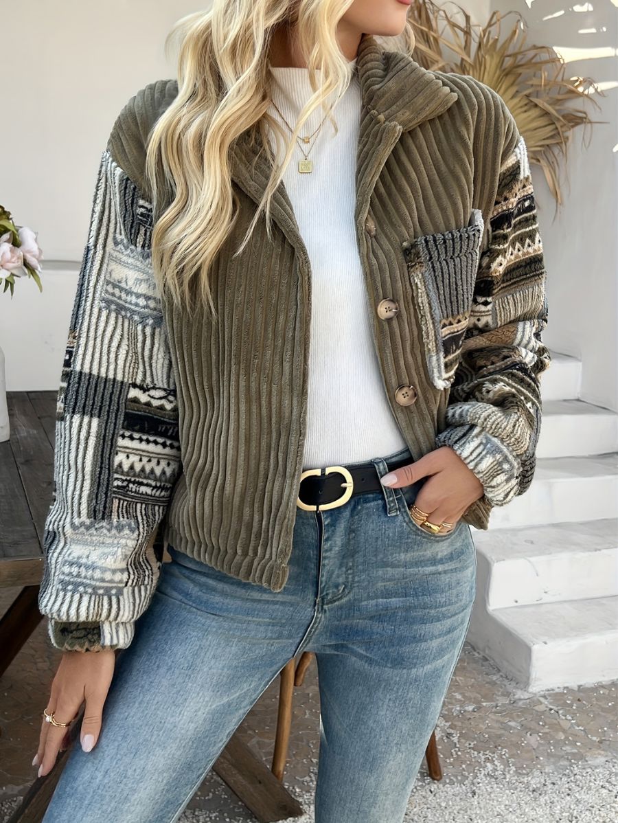 CAMPERA DE BOTONES CON BOLSILLO Campera 19 ZAPRINI 