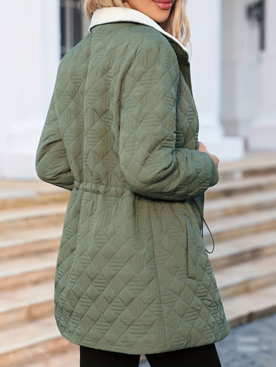 CAMPERA FORRADA CON AJUSTE EN CINTURA Campera 31 ZAPRINI 