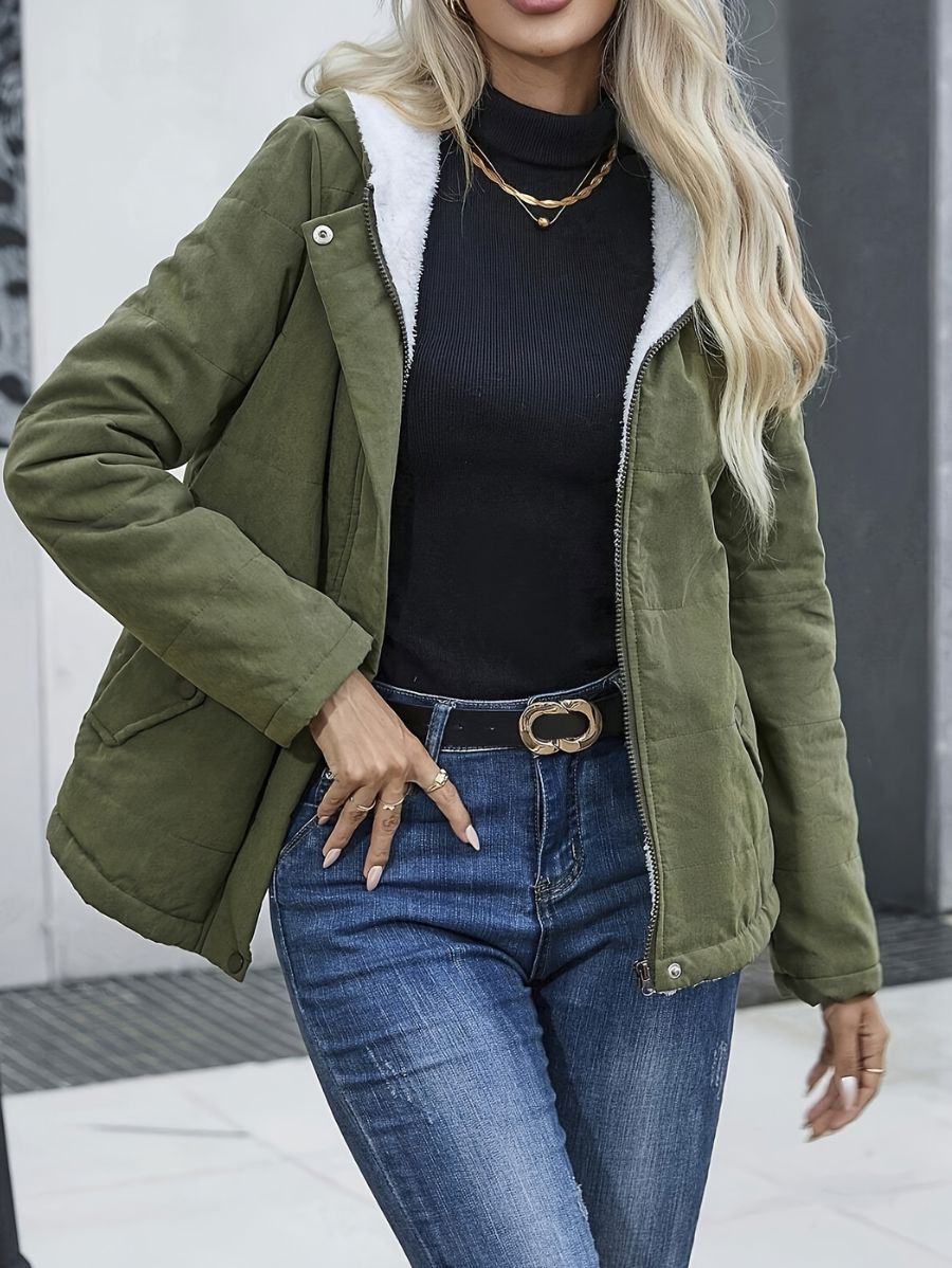 CAMPERA FORRADA CON CAPUCHA Campera 10 ZAPRINI 