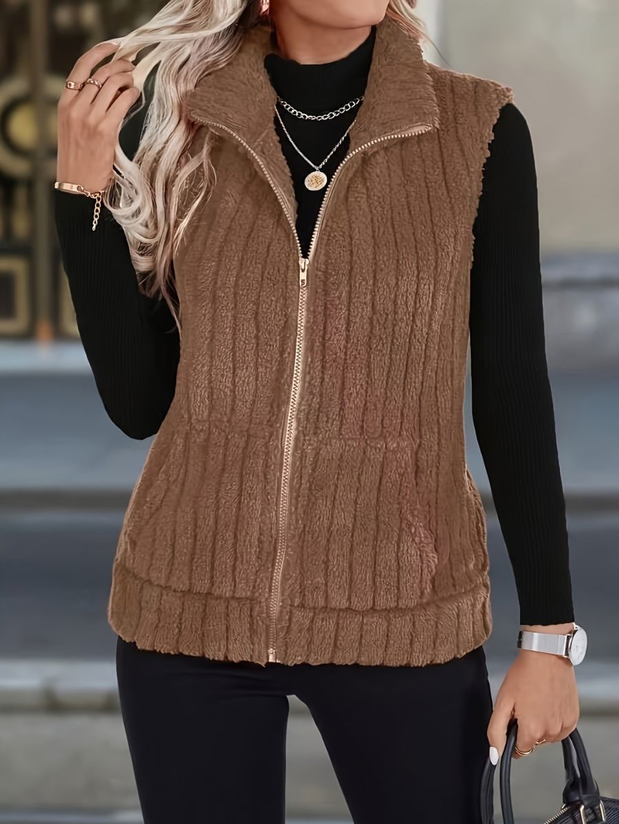 CAMPERA SIN MANGAS AFELPADA Campera 12 ZAPRINI 