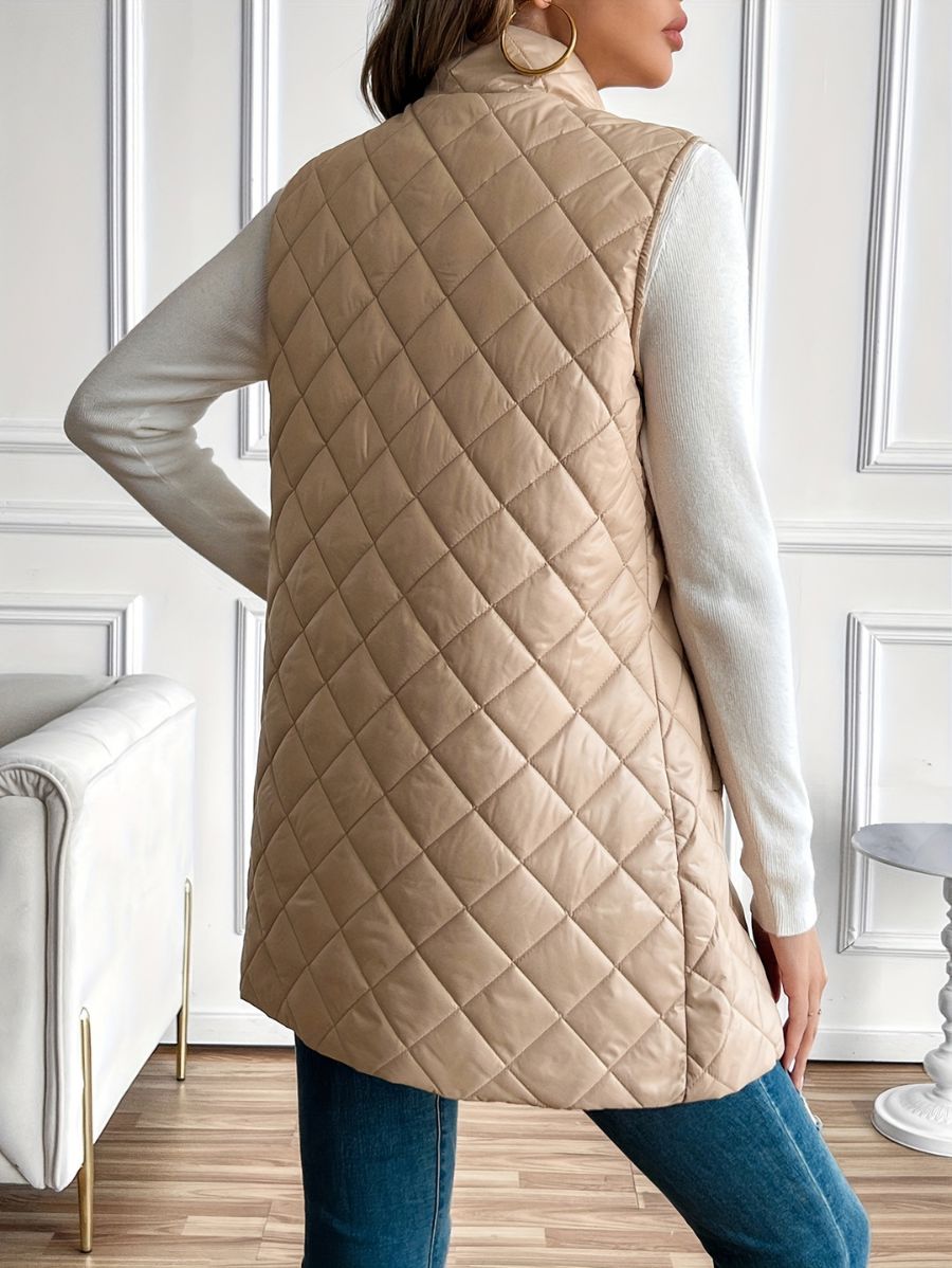 CAMPERA SIN MANGAS LARGA Campera 21 ZAPRINI Beige S 