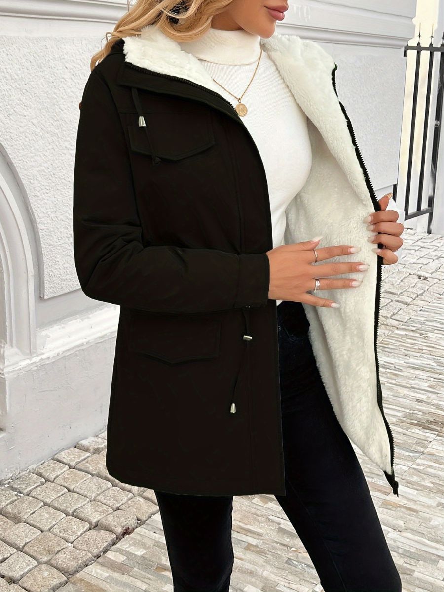 CAMPERA TIPO PARKA FORRADA Campera 09 ZAPRINI Negro S 