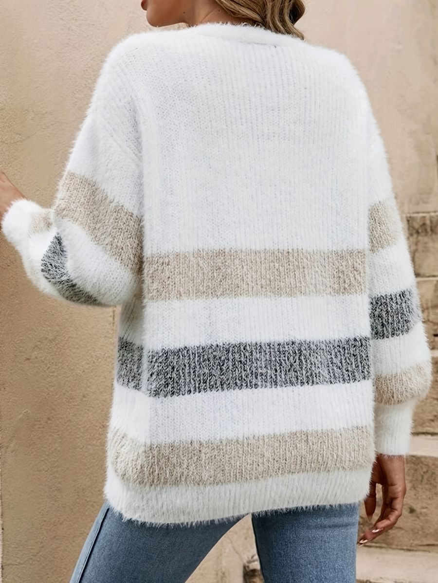 CÁRDIGAN A RAYAS Cardigan 07 ZAPRINI 