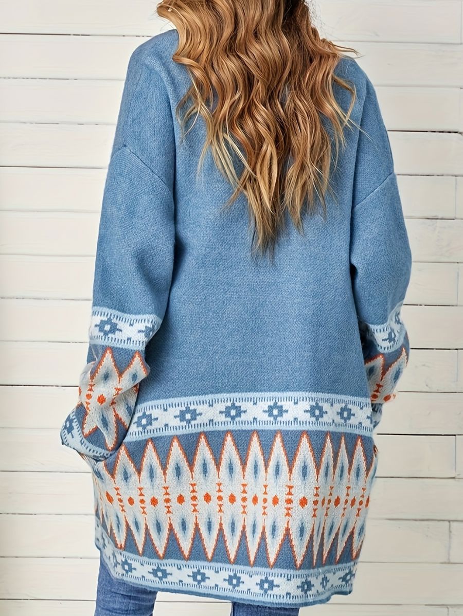CÁRDIGAN CON DETALLE GEOMÉTRICO Cardigan 16 ZAPRINI S 