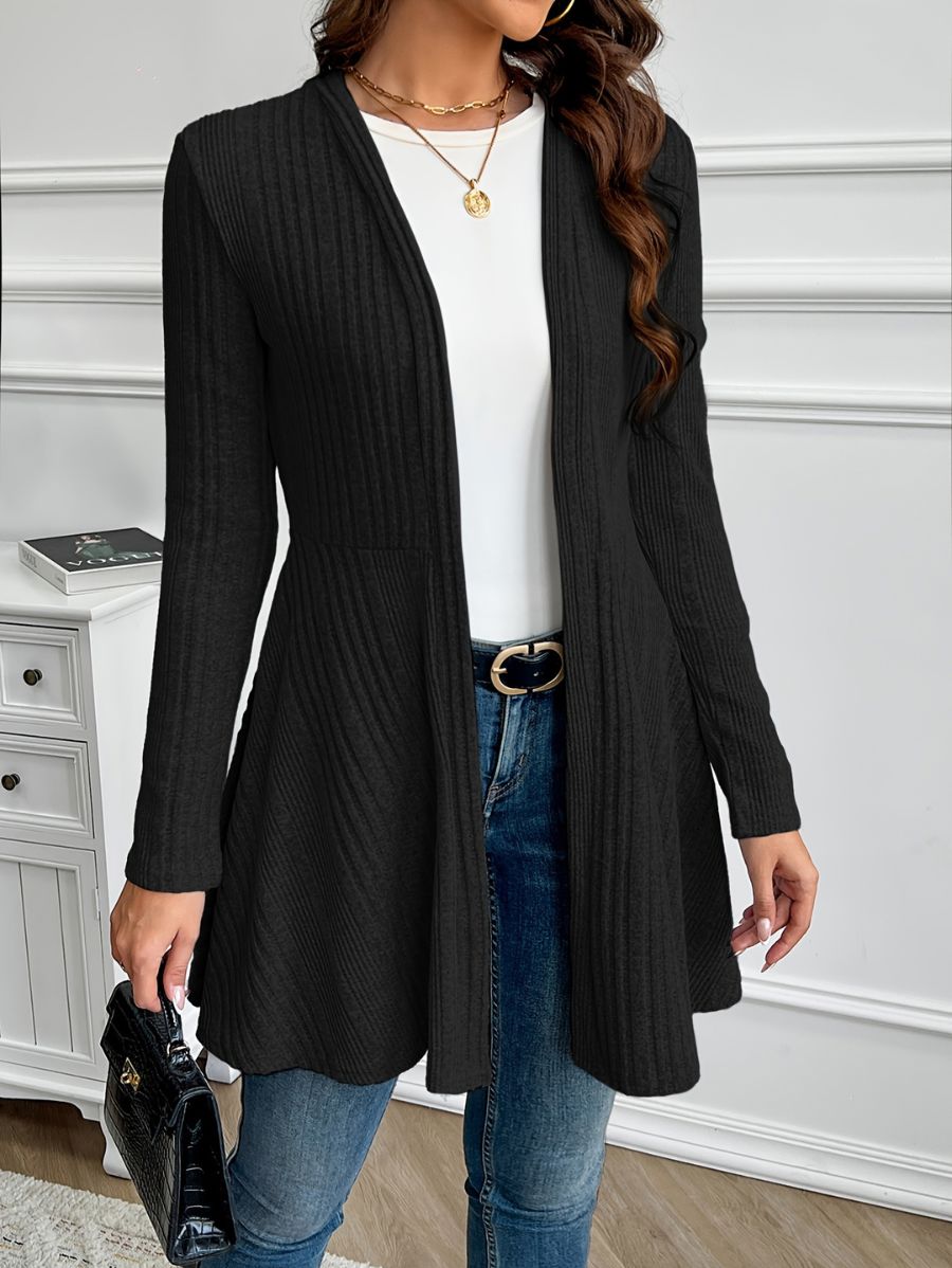 CÁRDIGAN CON TEXTURA Cardigan 13 ZAPRINI Negro S 