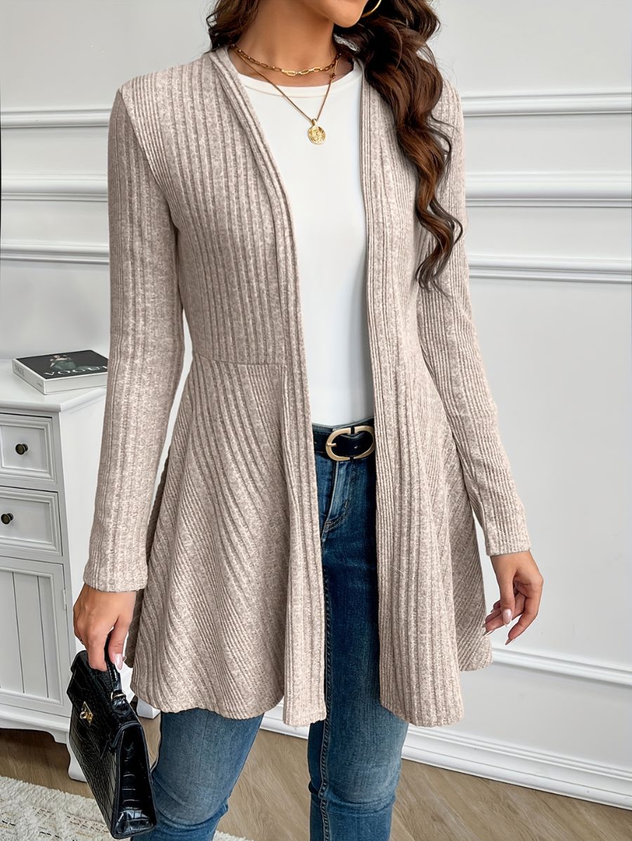 CÁRDIGAN CON TEXTURA Cardigan 13 ZAPRINI Beige S 