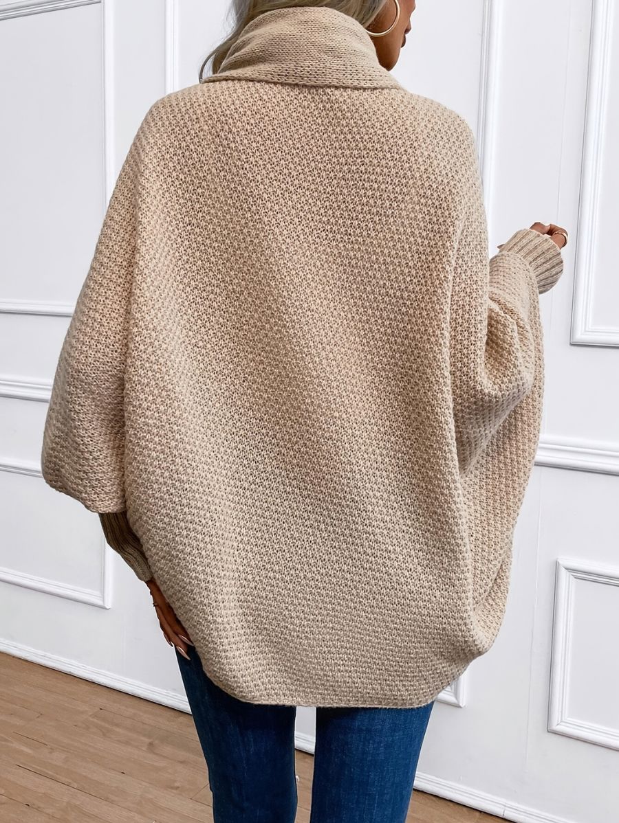 CÁRDIGAN HOLGADO UNICOLOR Cardigan 05 ZAPRINI 