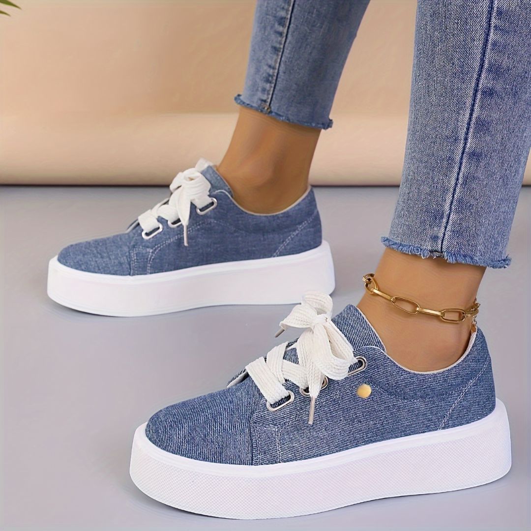 CHAMPIONES ESTILO DENIM CON PLATAFORMA Champion 25 ZAPRINI 