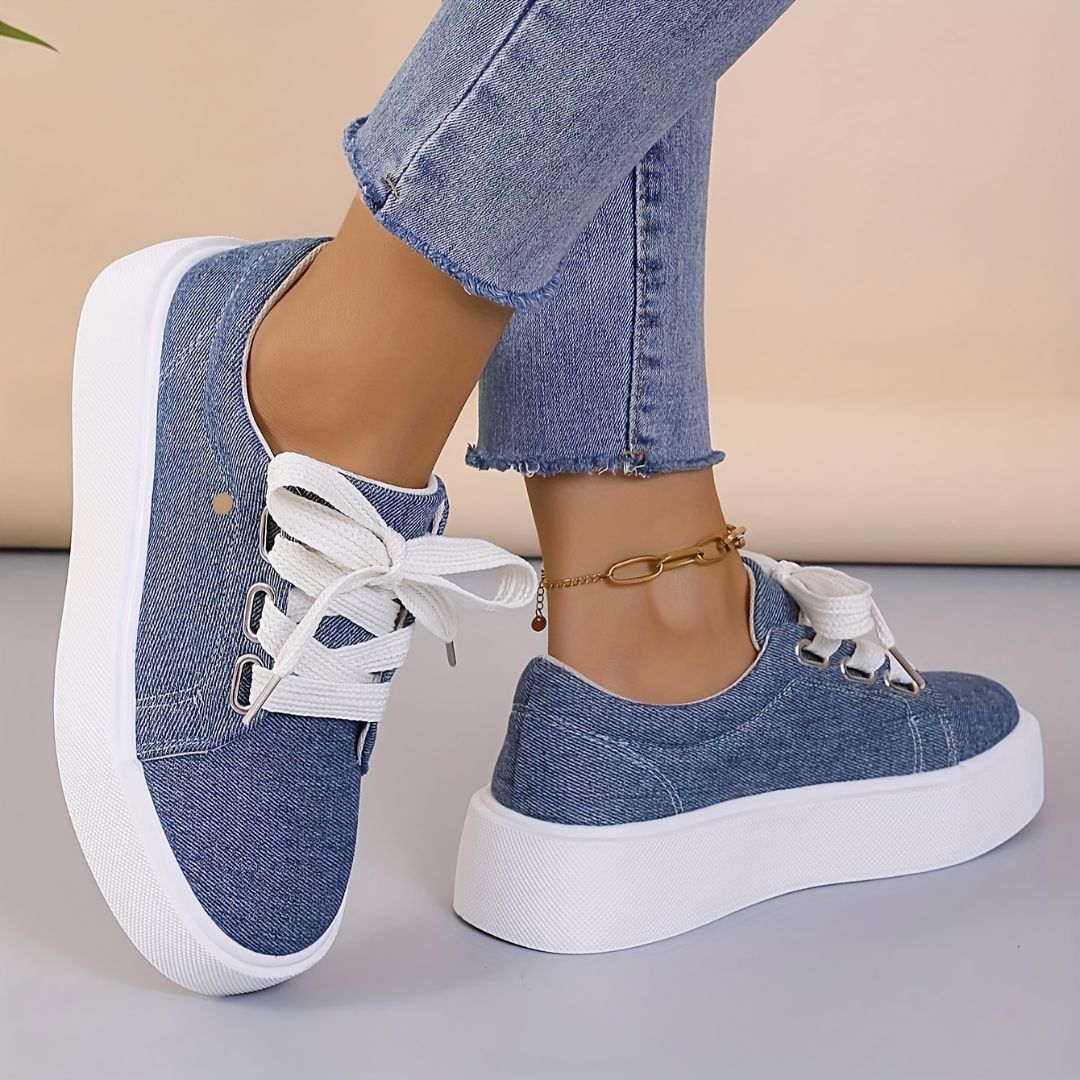 CHAMPIONES ESTILO DENIM CON PLATAFORMA Champion 25 ZAPRINI 
