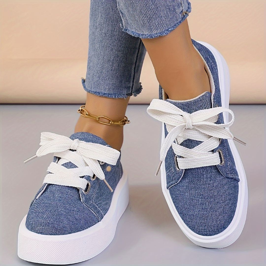 CHAMPIONES ESTILO DENIM CON PLATAFORMA Champion 25 ZAPRINI 