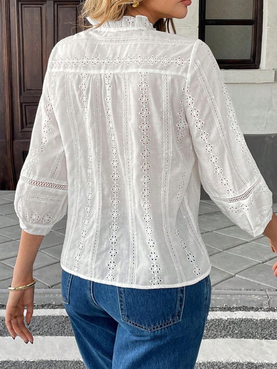 Camisa De Algodón Con Bordado Camisa 04 ZAPRINI 