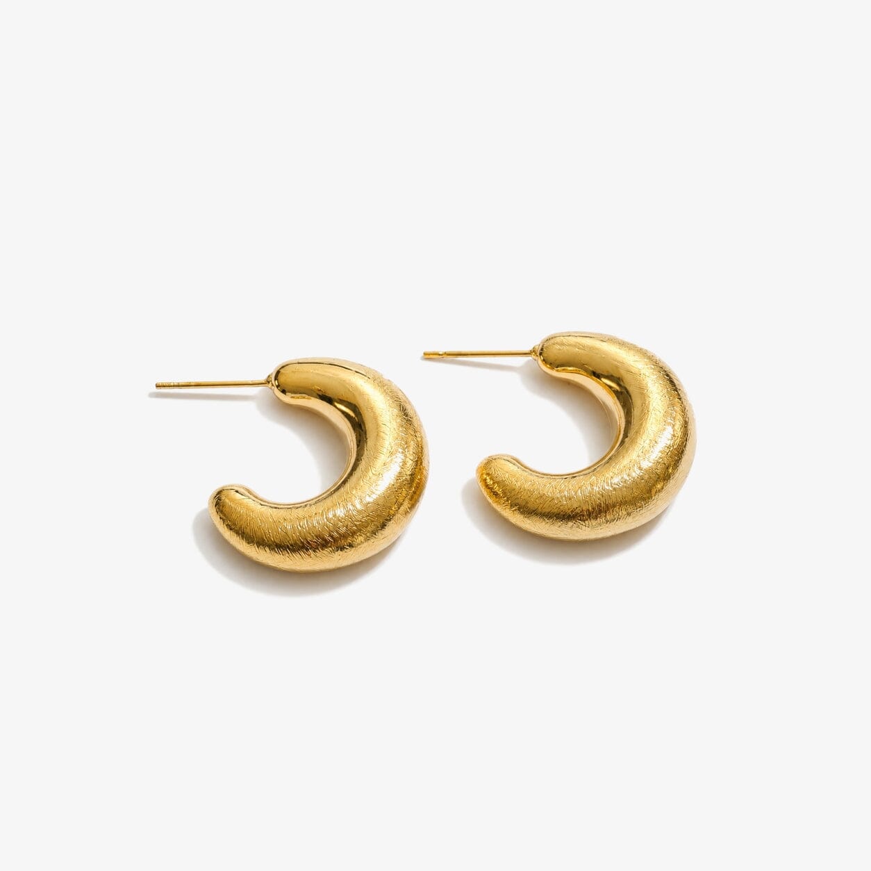 Caravana En Forma De Luna Enchapado En Oro 18K Caravana 16 ZAPRINI 