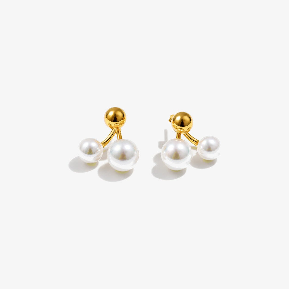 Caravana Con Perlas En Forma De Cereza Enchapado En Oro 18K Caravana 12 ZAPRINI Oro 