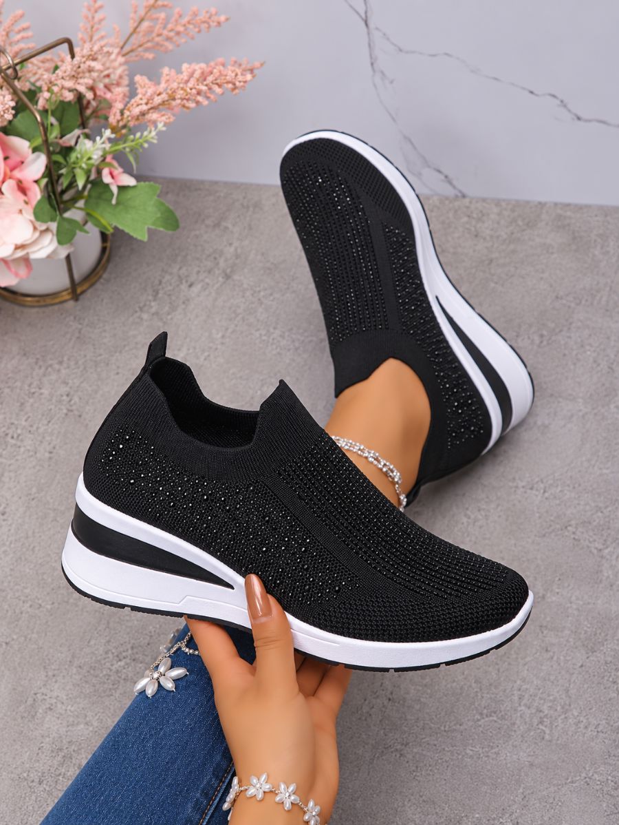 Championes Sin Cordones Con Strass Champion 28 ZAPRINI Negro 34 