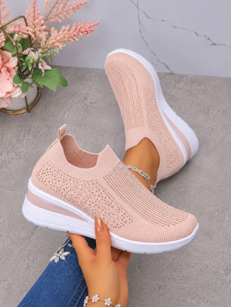 Championes Sin Cordones Con Strass Champion 28 ZAPRINI Rosa 34 