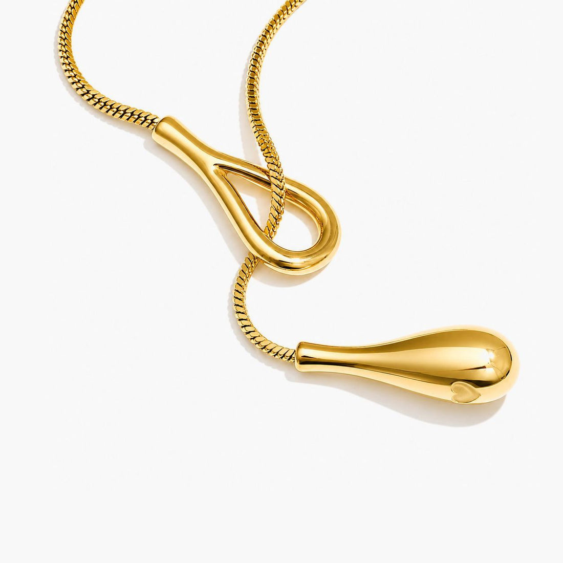 Collar De Cadena Fina Tipo Serpiente Enchapado En Oro 18K Collar 04 ZAPRINI 