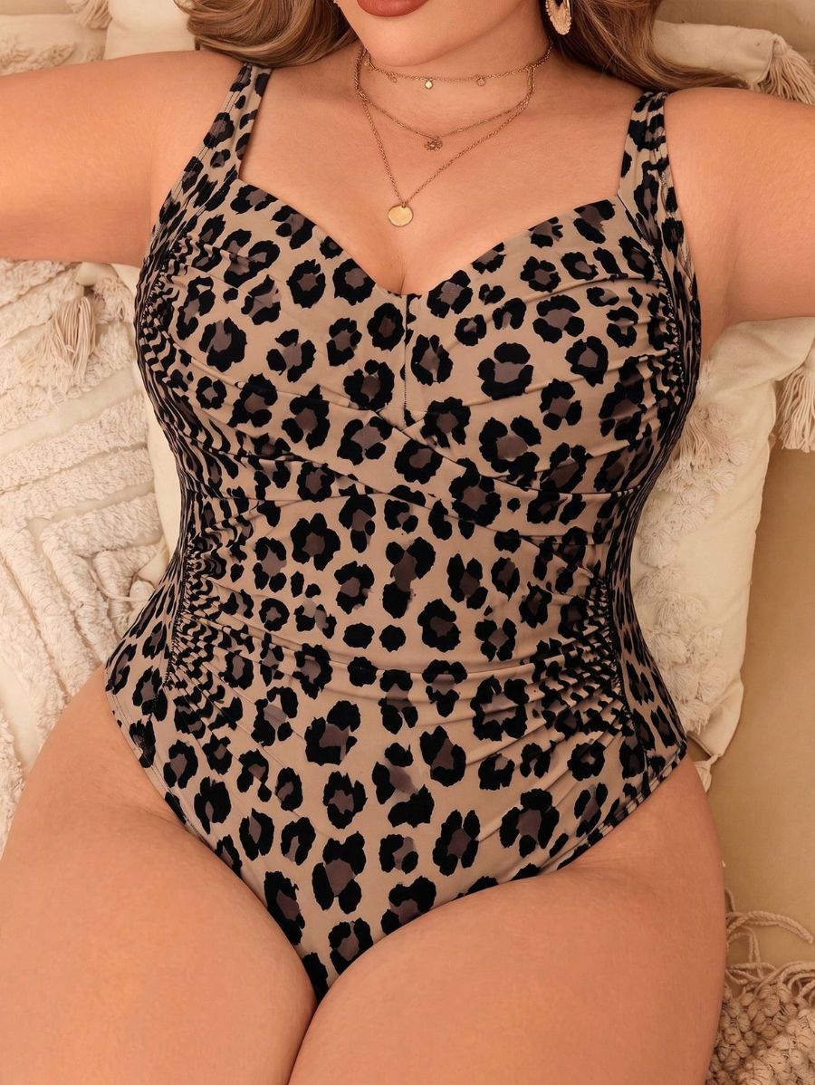 Enteriza Con Estampado Leopardo Plus Size Enteriza Plus Size 11 ZAPRINI 