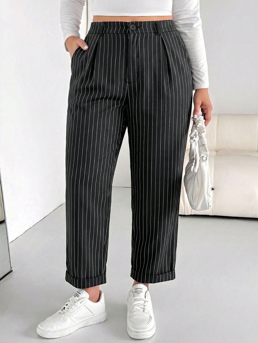 Pantalón A Rayas Plus Size Pantalon Plus Size 06 ZAPRINI 0XL 