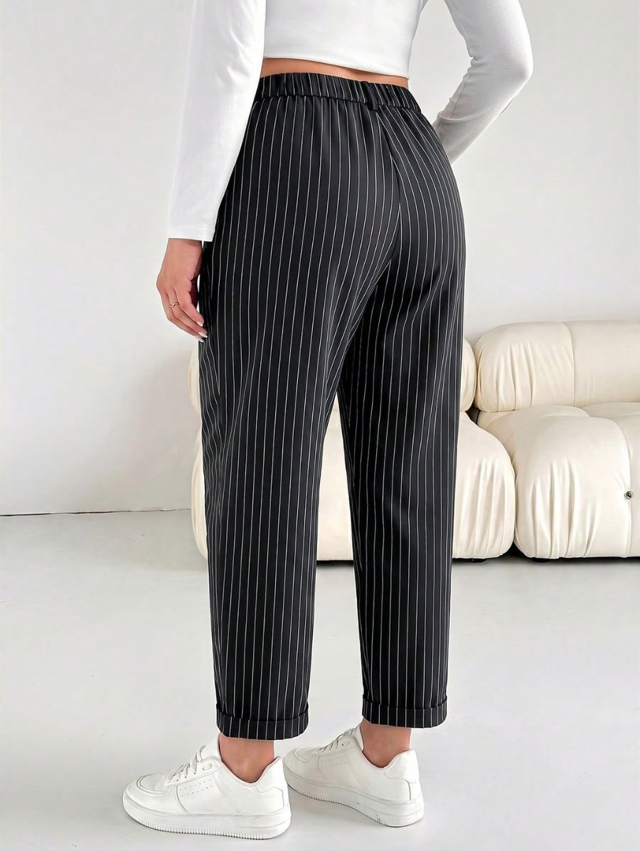 Pantalón A Rayas Plus Size Pantalon Plus Size 06 ZAPRINI 0XL 
