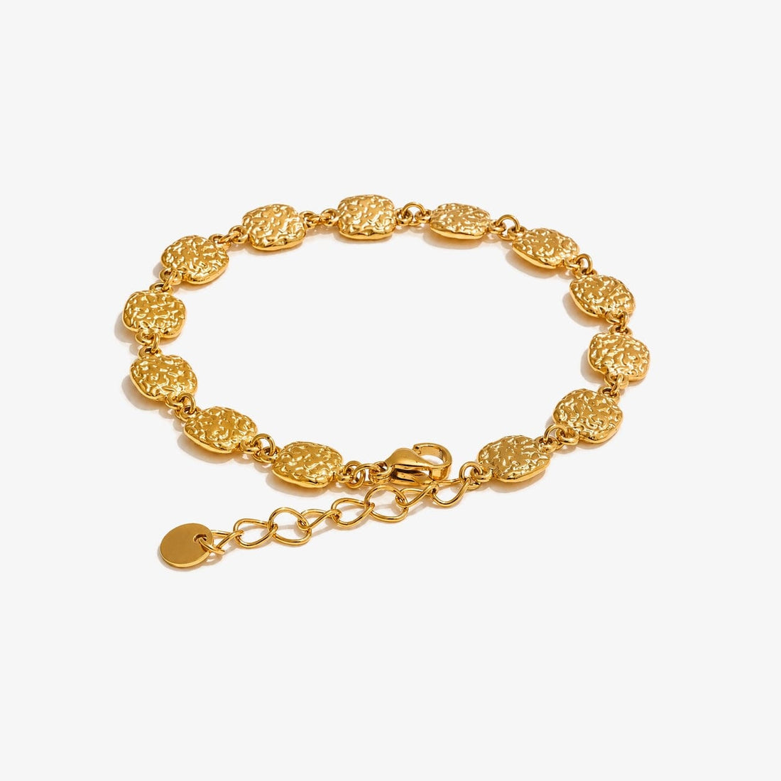 Pulsera De Cadena Cuadrada Enchapado En Oro 18K Pulsera 04 ZAPRINI Oro 