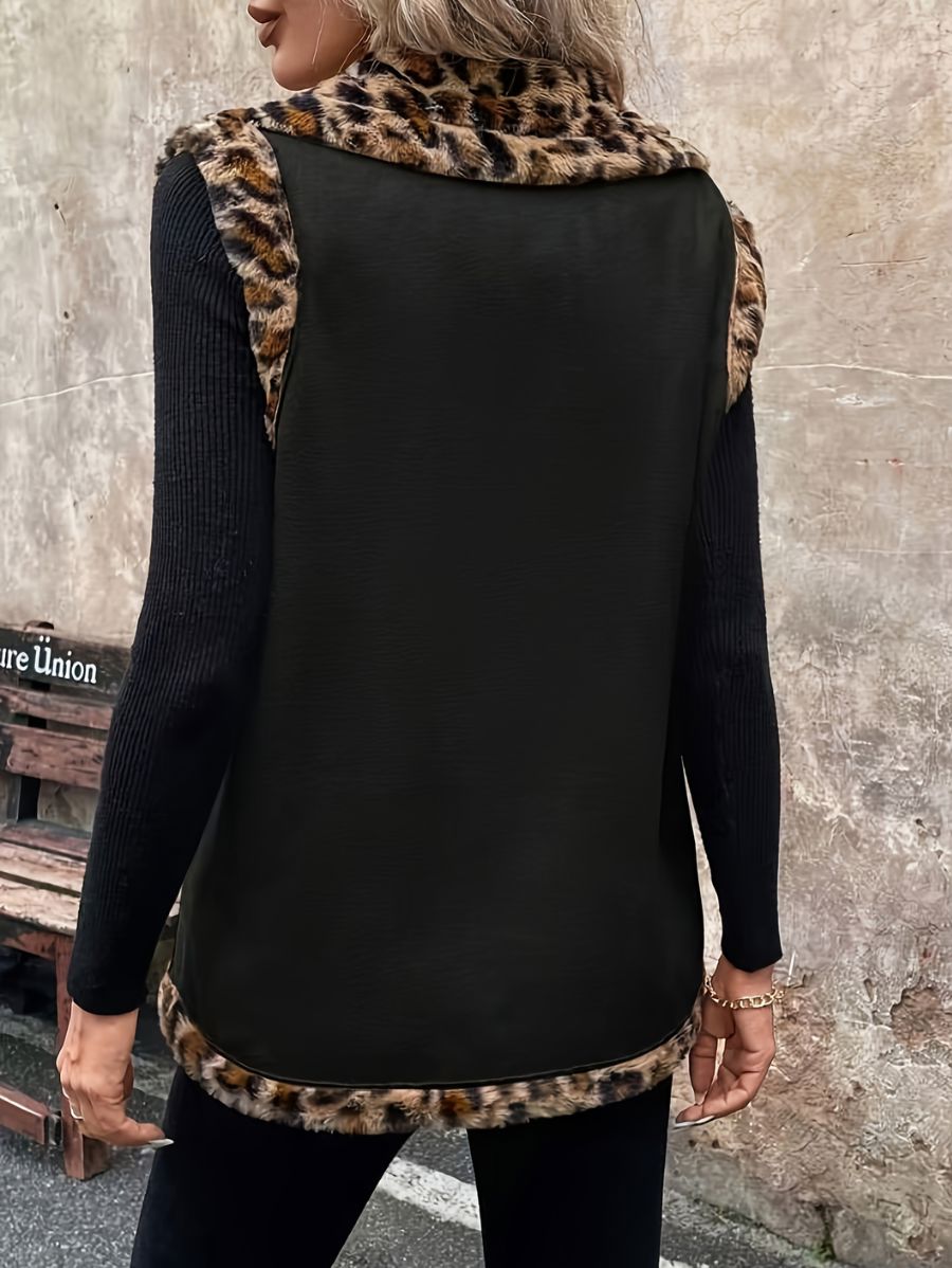 SACO CON AFELPADO LEOPARDO Saco 11 ZAPRINI S 