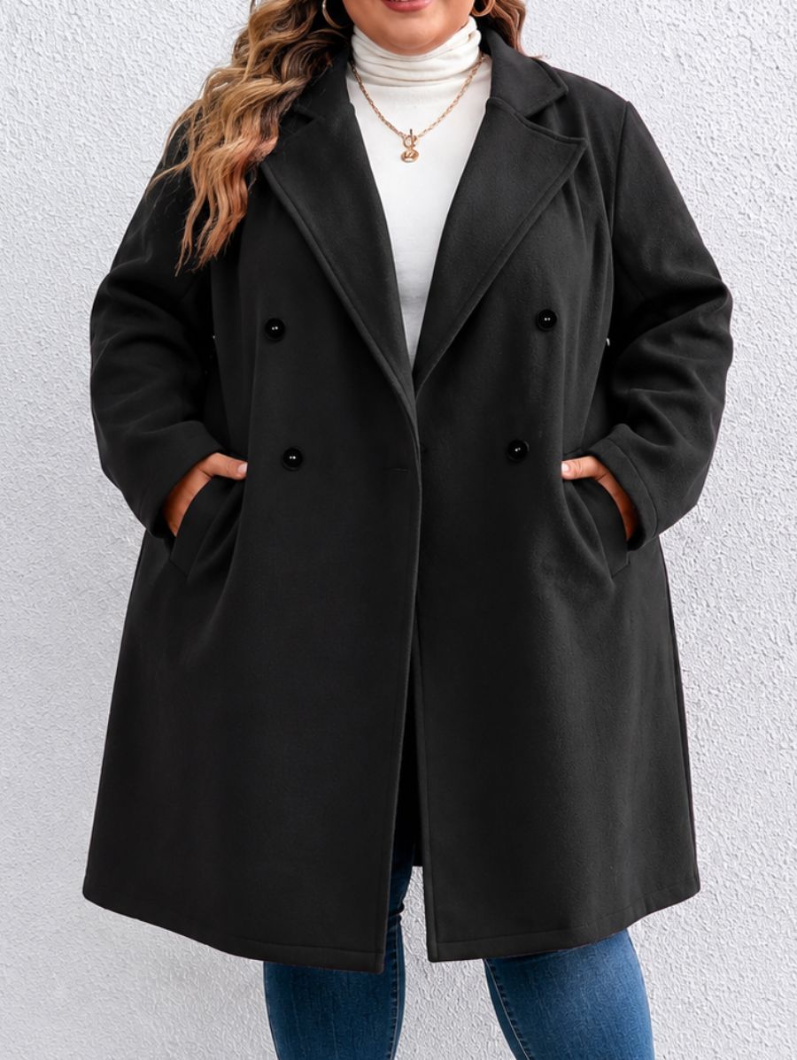 SACO CON BOLSILLOS Y BOTONES PLUS SIZE Saco Plus Size 08 ZAPRINI 1XL 