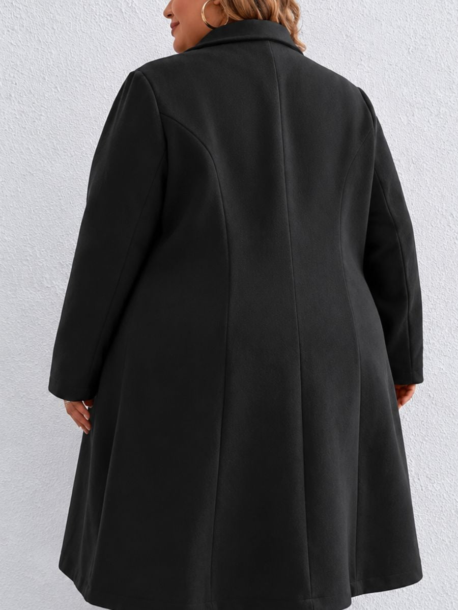 SACO CON BOLSILLOS Y BOTONES PLUS SIZE Saco Plus Size 08 ZAPRINI 