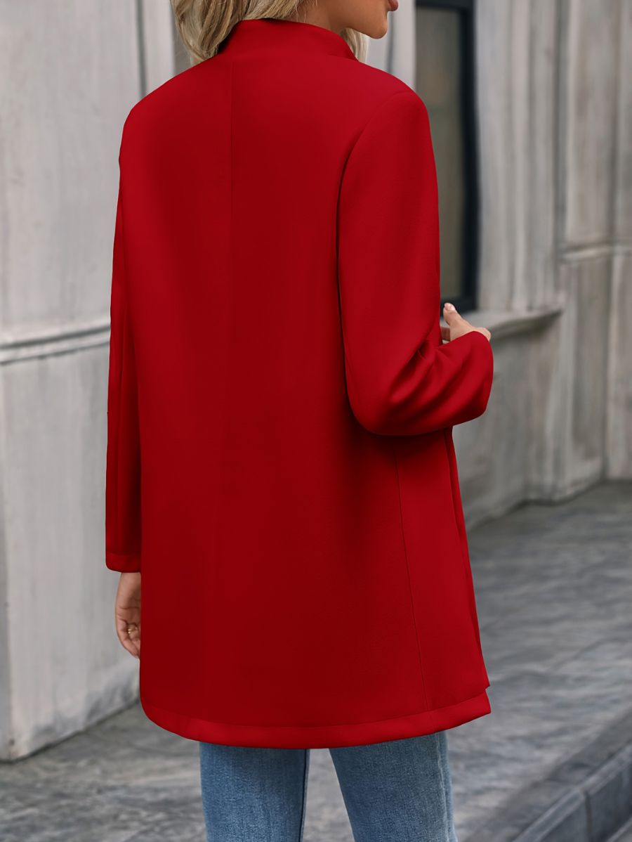 SACO DE PAÑO CON BOLSILLOS Saco 08 ZAPRINI Rojo S 