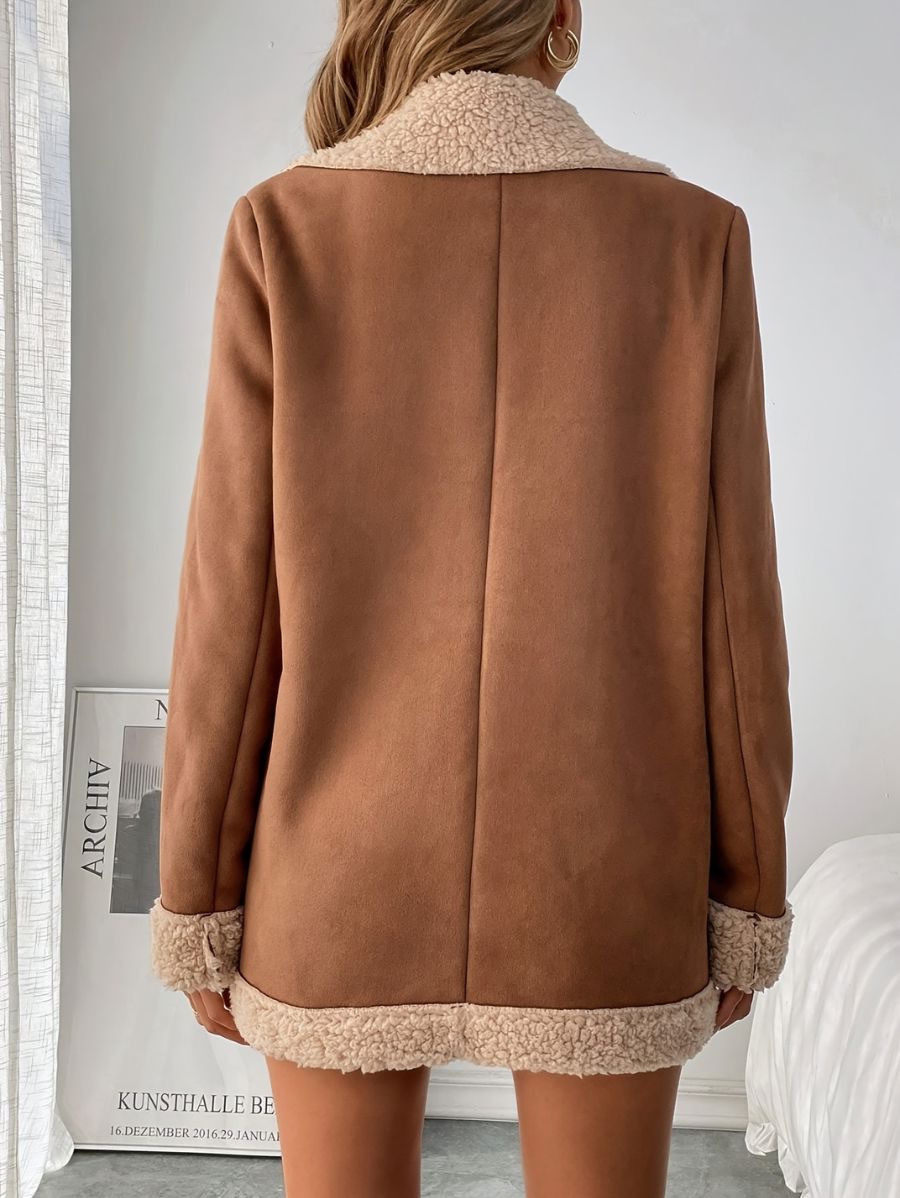 SACO FORRADOS CON CORDERITO CON BOLSILLOS Saco 10 ZAPRINI 