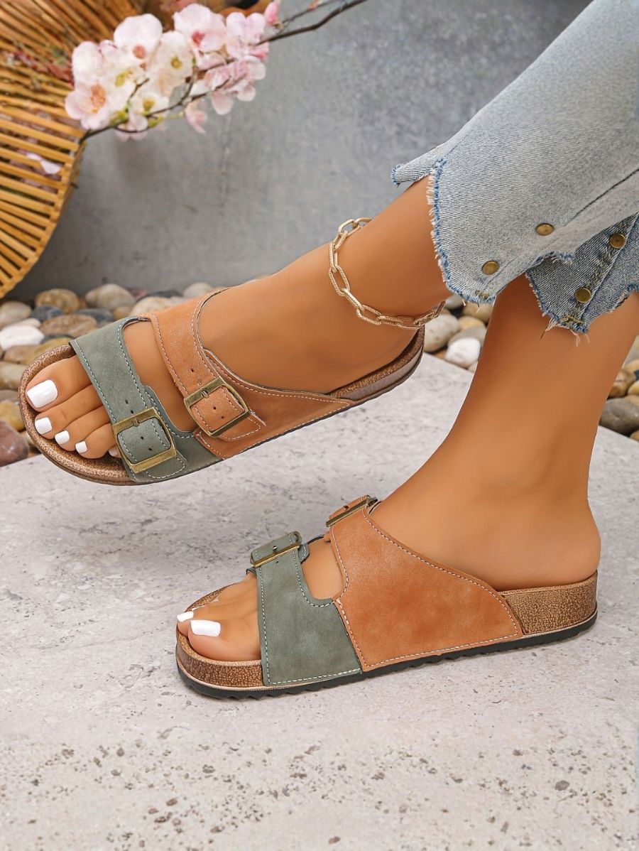 SANDALIAS CON DOBLE HEBILLA Sandalia 10 ZAPRINI 