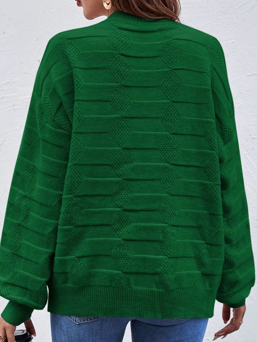 SUÉTER CON MANGAS FAROL UNICOLOR Sueter 25 ZAPRINI Verde S 