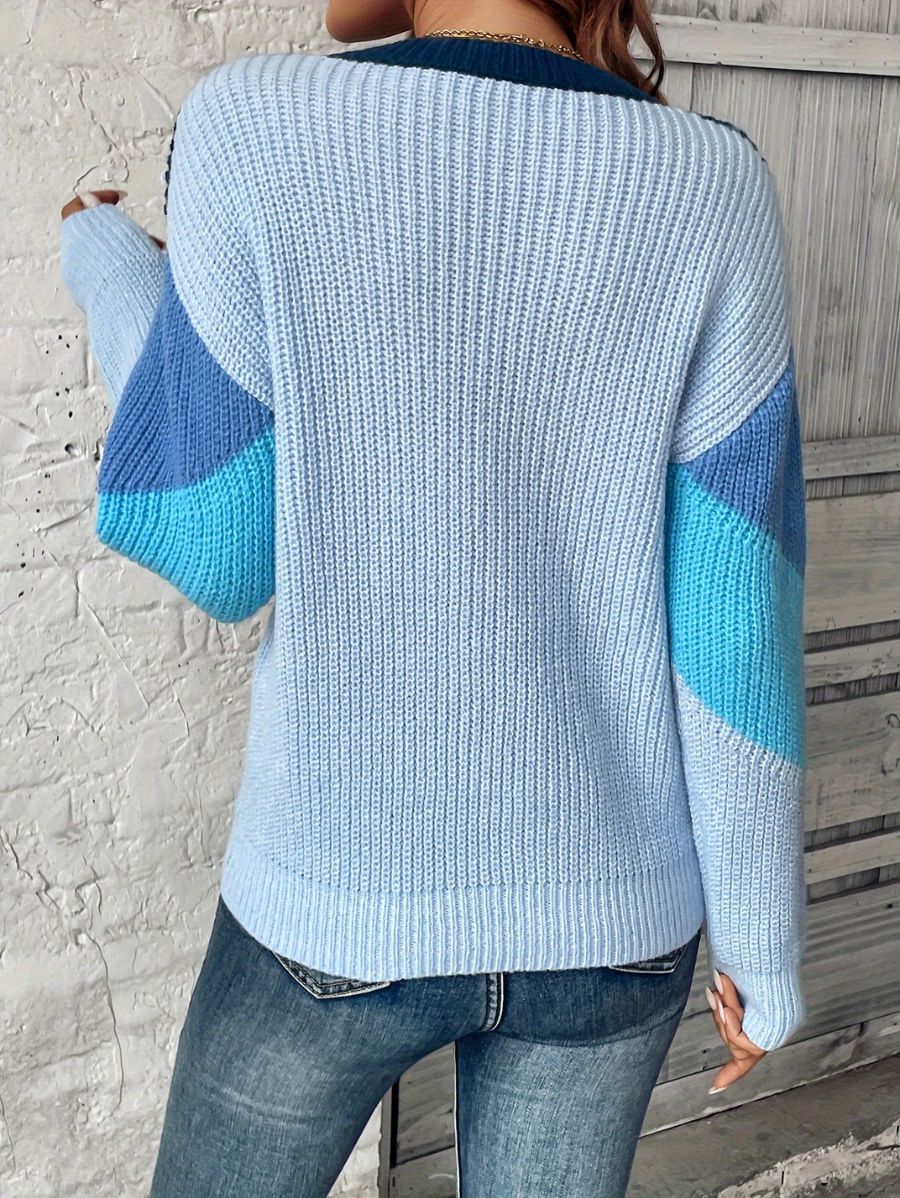 SUÉTER EN TONOS DE AZUL Sueter 30 ZAPRINI S 